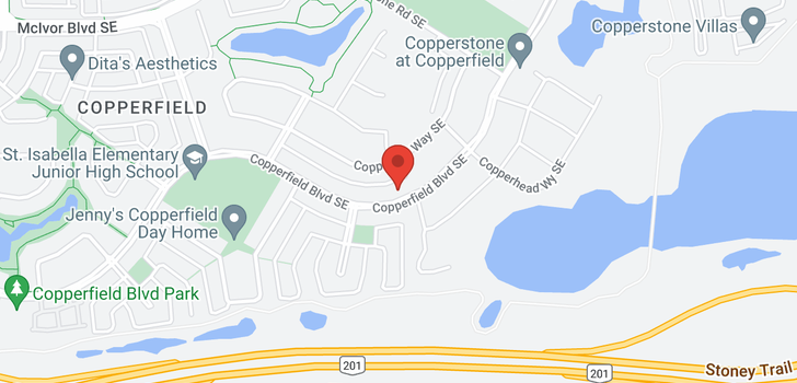 map of 1044 Copperfield BV SE